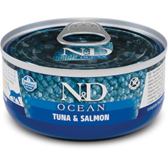 Picture of N&D Ocean Adult Cat – Tuna & Salmon 70gr